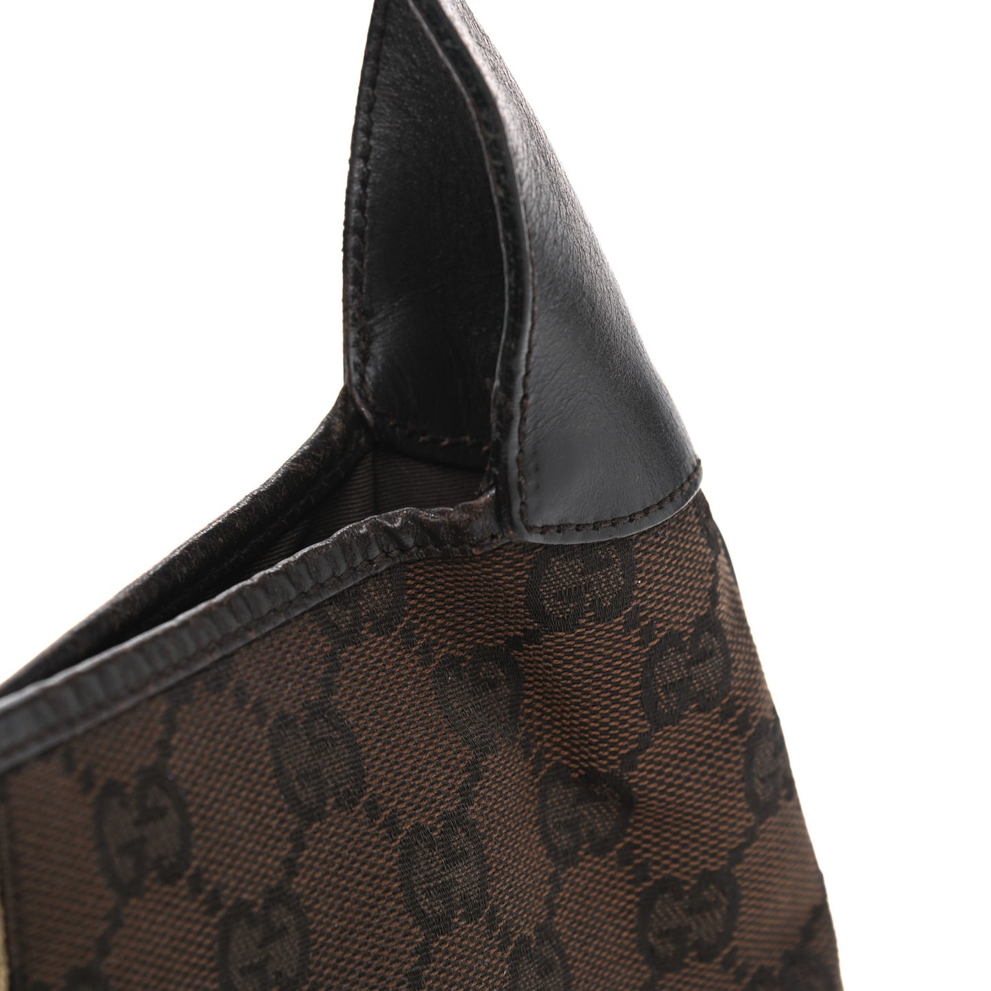 Monogram Web Small Jackie O Hobo Dark Brown