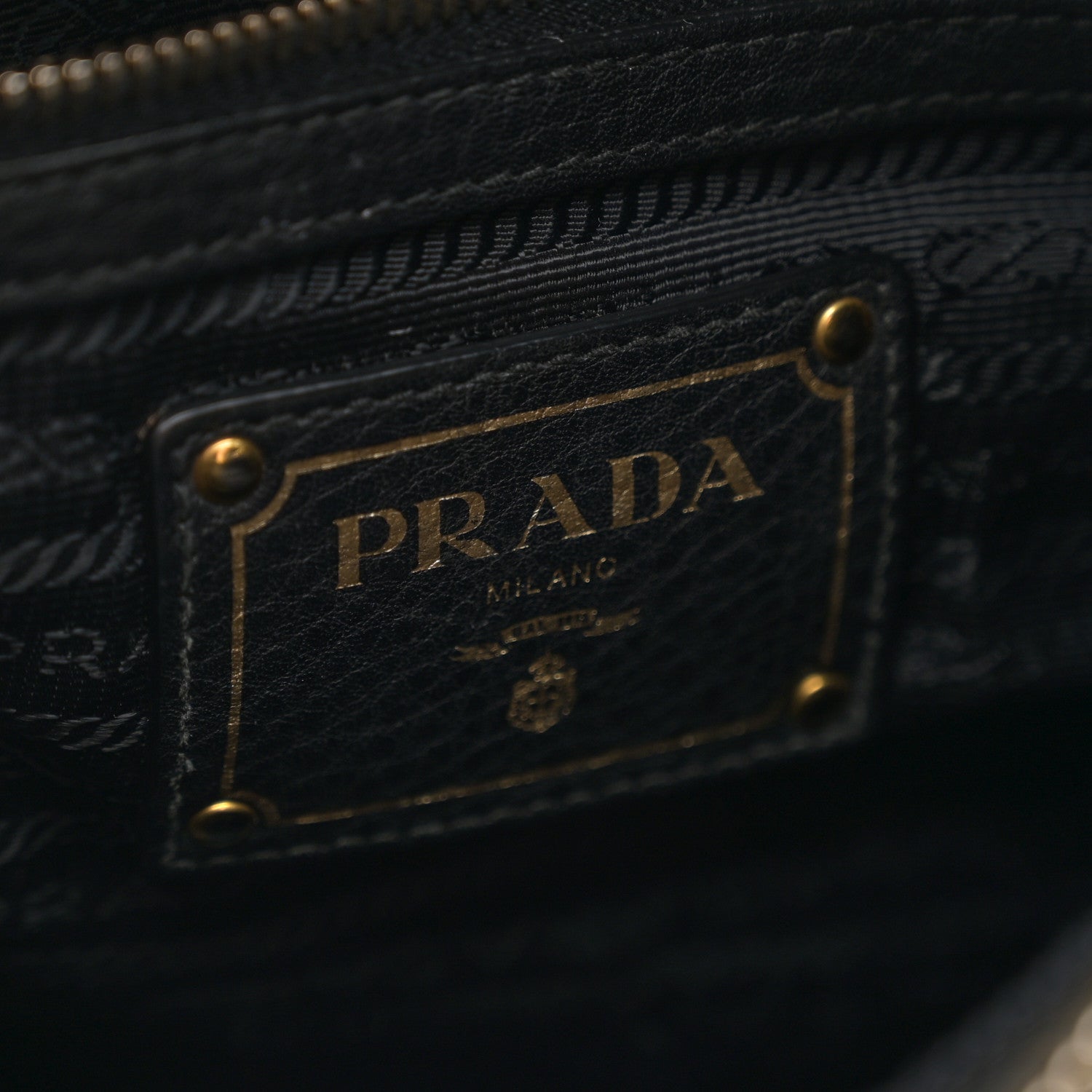 Prada Vitello Daino Hobo Black 6 of 11