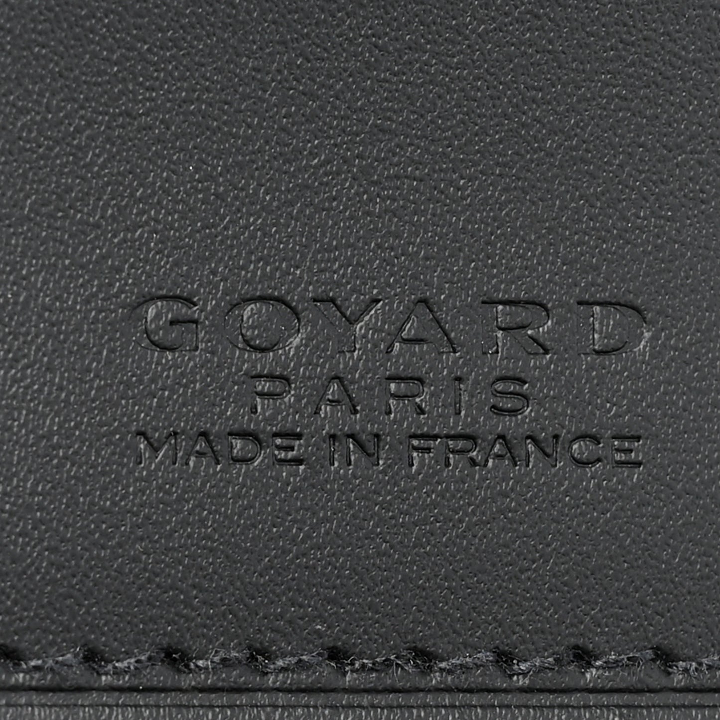 Goyardine Monte Carlo Bois Clutch With Strap Jet Black