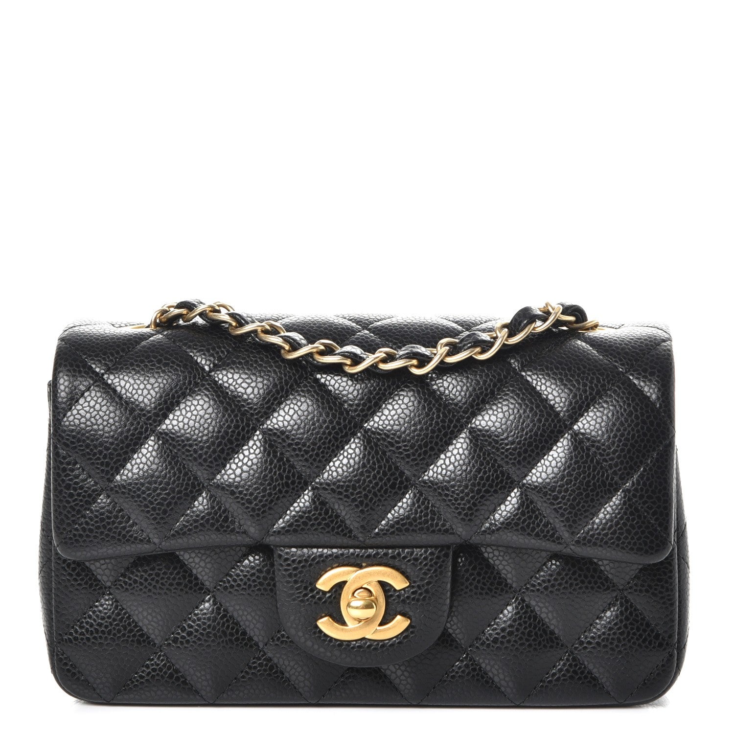Chanel Caviar Quilted Mini Rectangular Flap Black 1 of 8