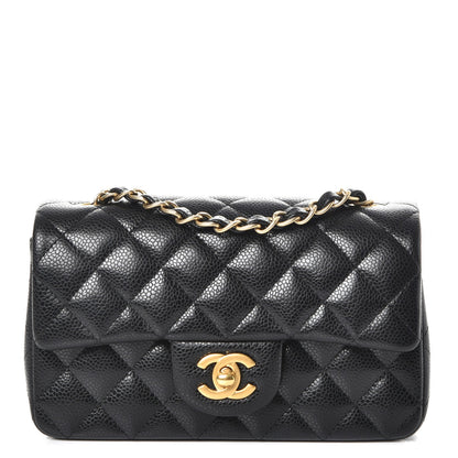 Chanel Caviar Quilted Mini Rectangular Flap Black 1 of 8