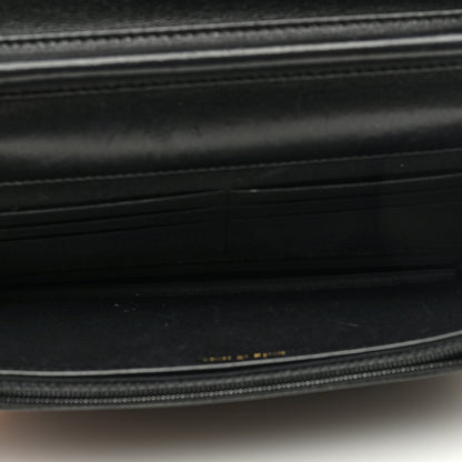 Chanel Lambskin Quilted Boy Wallet On Chain WOC Black 5 of 9