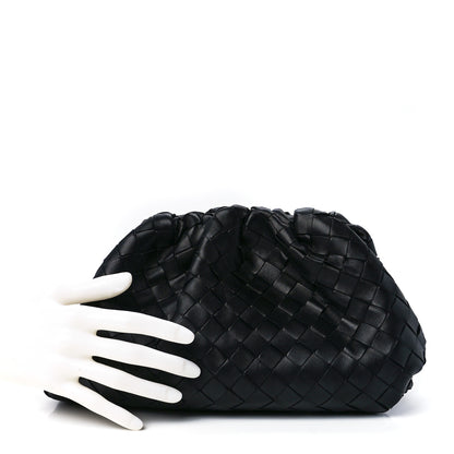 Bottega Veneta Nappa Intrecciato Teen Pouch Black 2 of 12