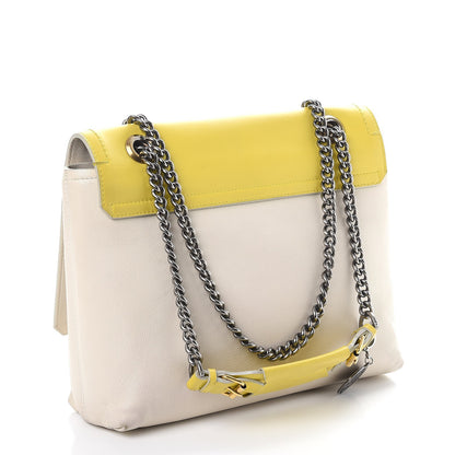 Lanvin Goatskin Happy Edgy Medium Jaune White 3 of 18