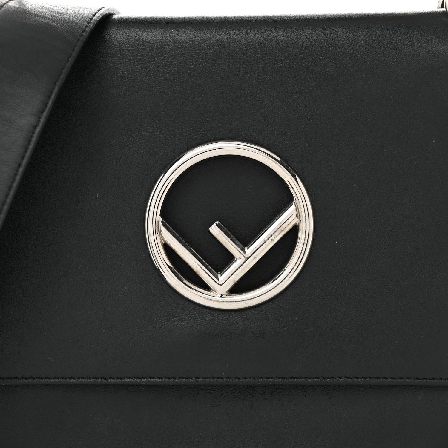 Fendi Vitello Century Opaco F is Fendi Kan I Shoulder Bag Black 8 of 11