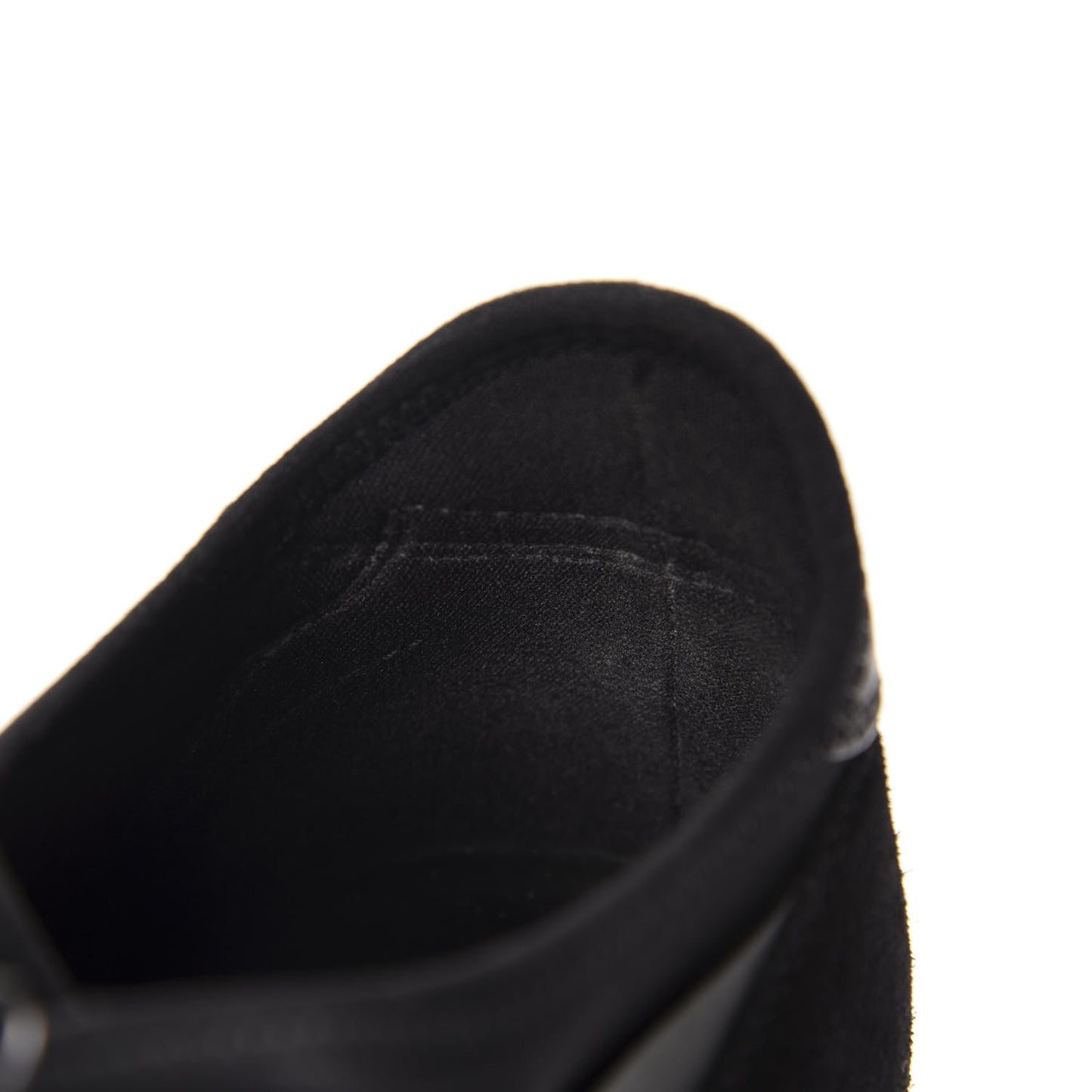 Mesh Calfskin Neoprene Suede Womens Race Runner Sneakers 40 Black