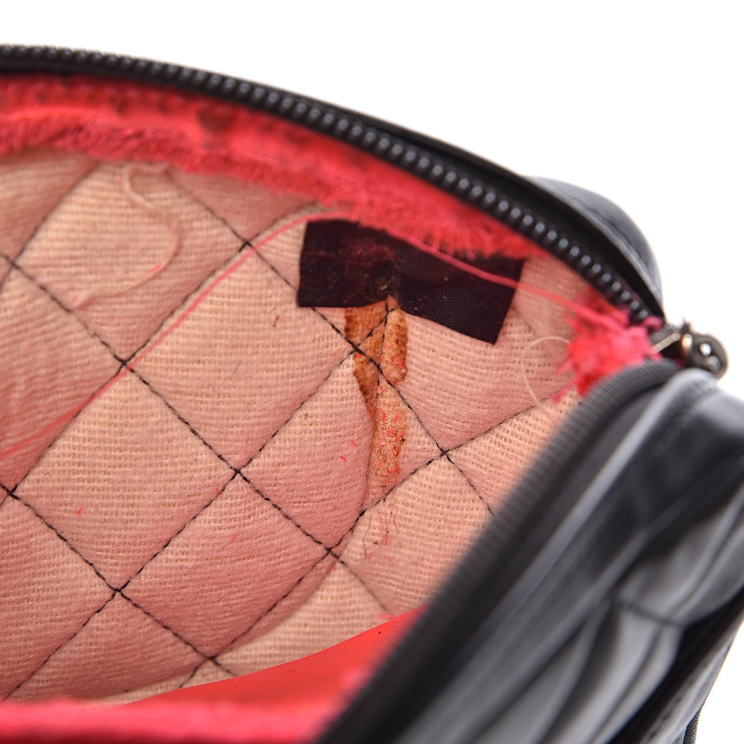 Chanel Calfskin Quilted Cambon Pochette Black 8 of 19