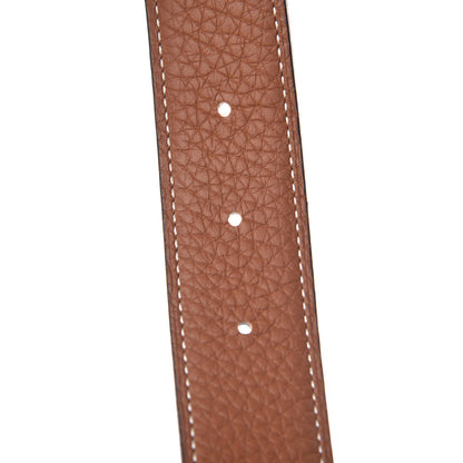 Hermes Box Togo 32mm Quizz H Belt 80 Black Gold 4 of 7