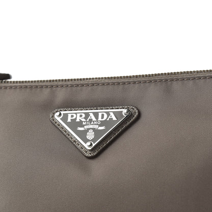 Prada Tessuto Nylon Saffiano Wristlet Argilla 7 of 7