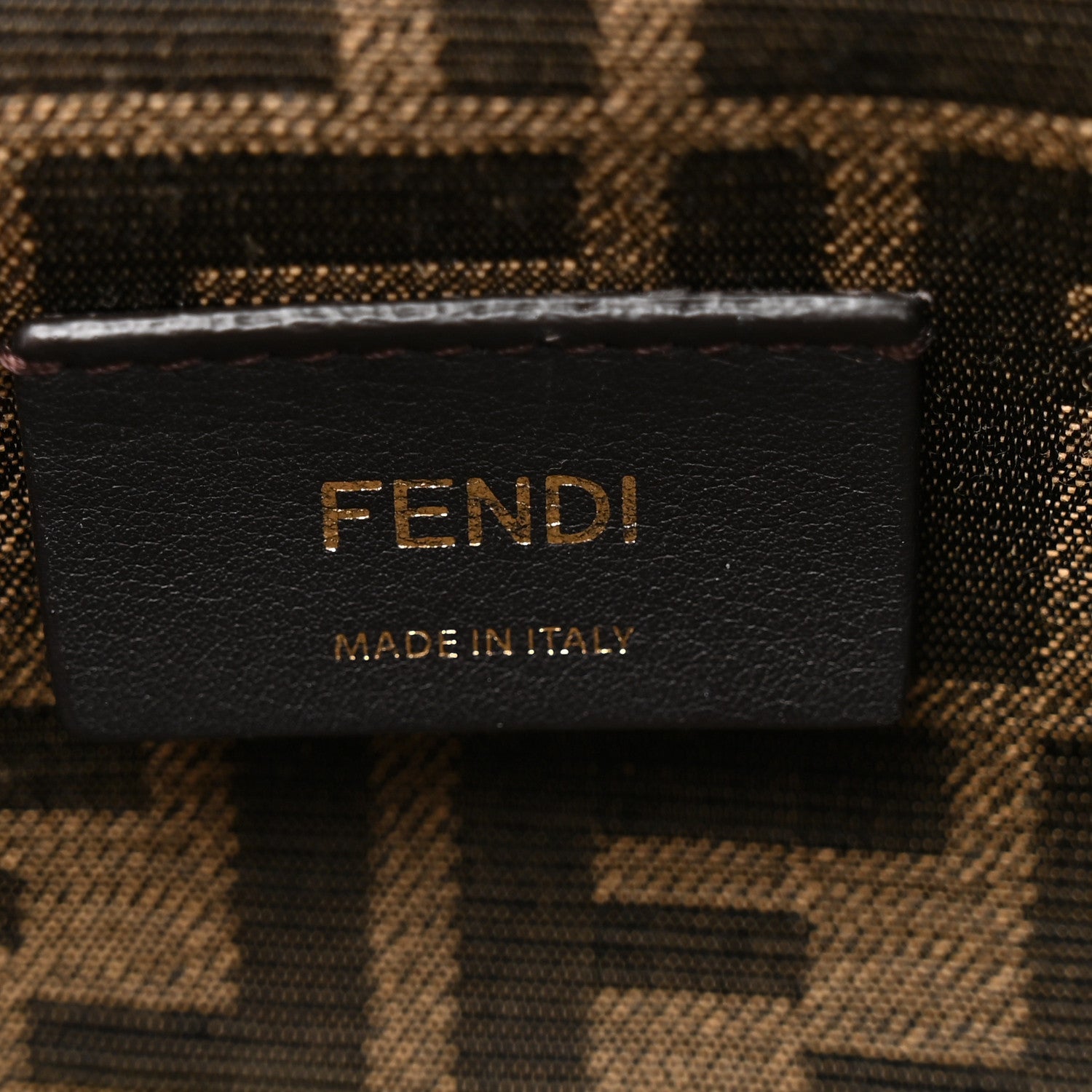 Fendi Shiny Nappa Small Fendi First Caramello 6 of 10
