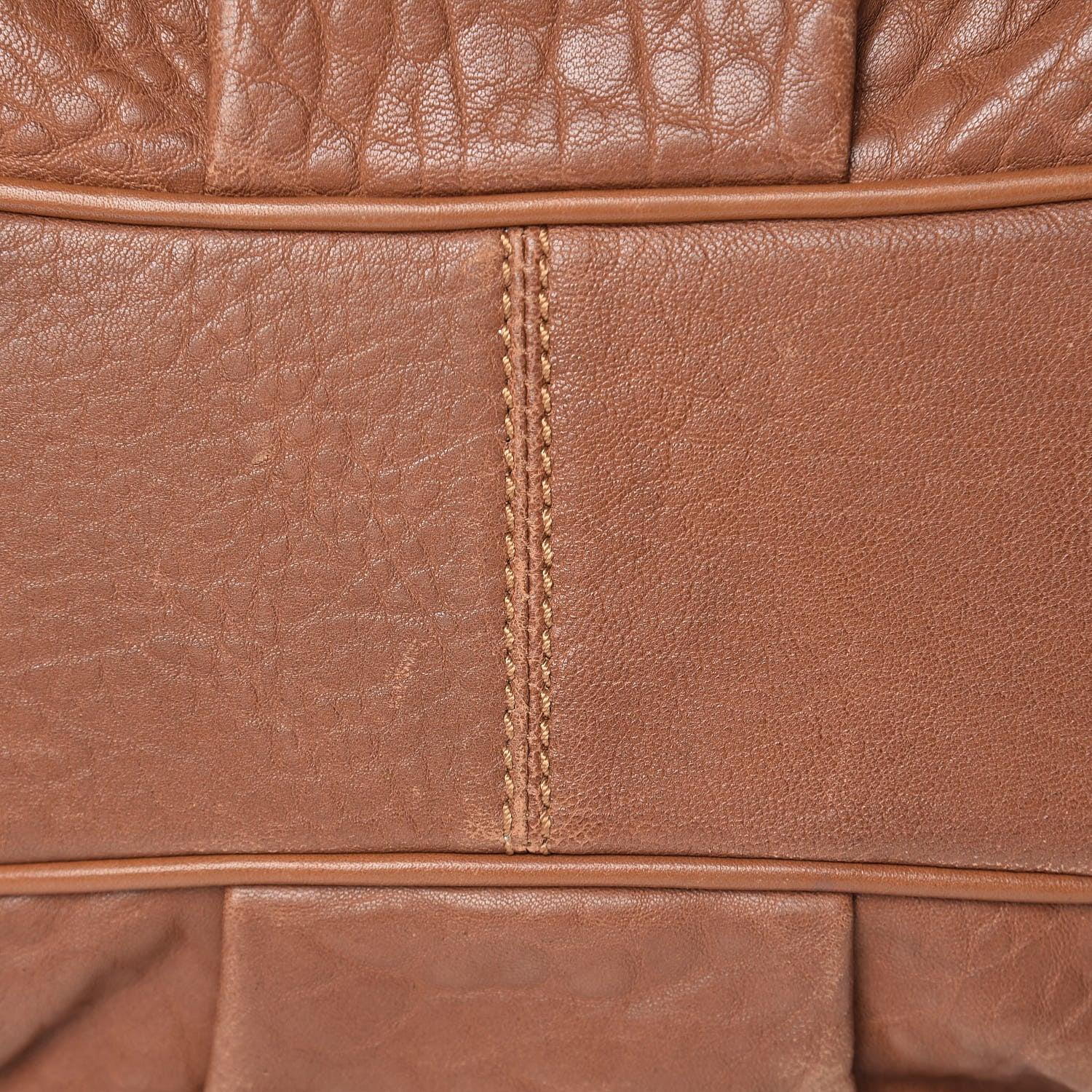 Fendi Crinkled Lambskin Mia Shoulder Flap Camel 19 of 20