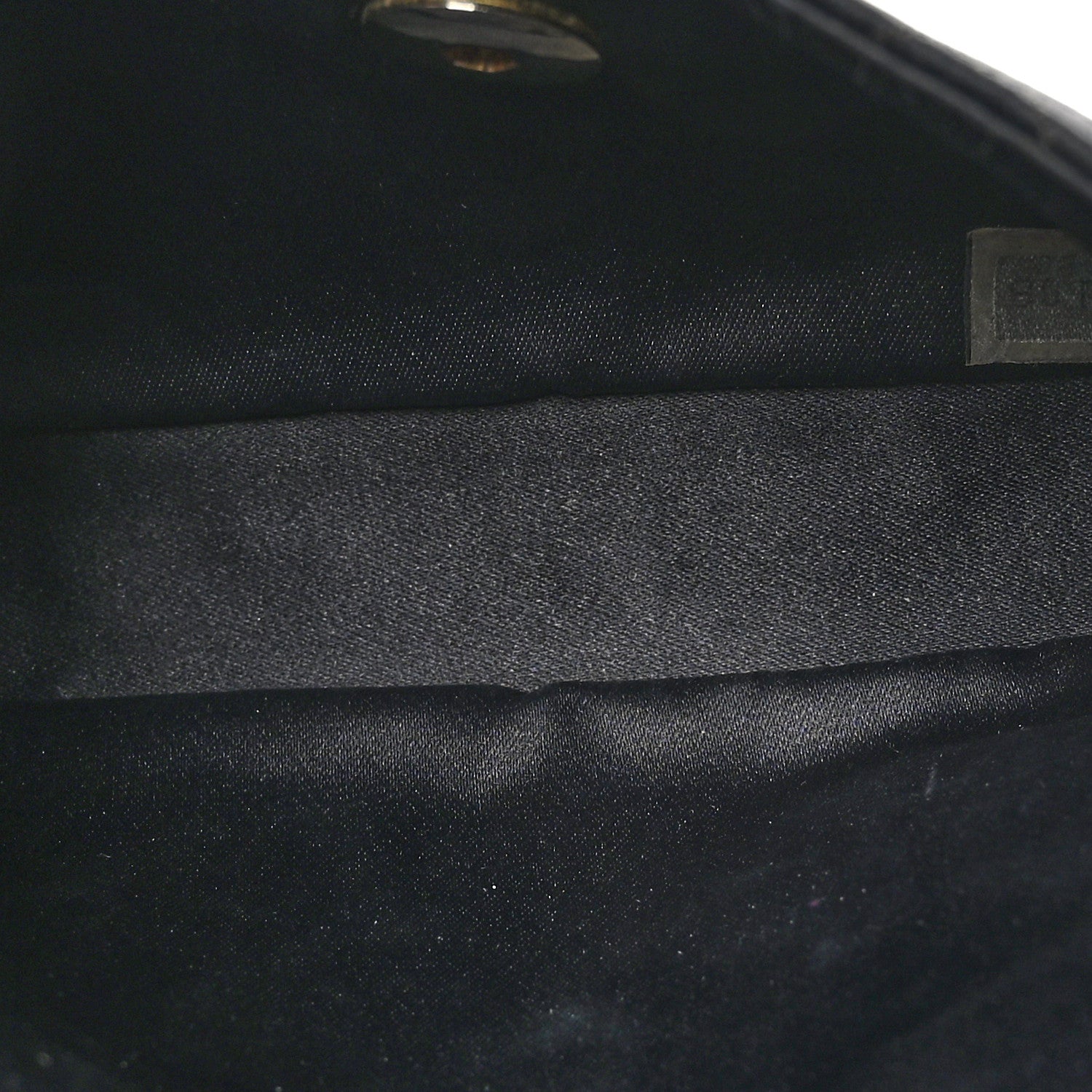 Chanel Satin Quilted Micro Mini Flap Black 5 of 10