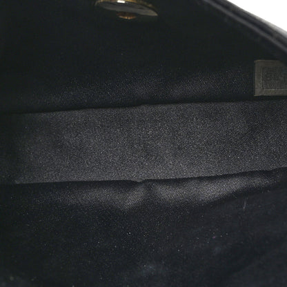 Chanel Satin Quilted Micro Mini Flap Black 5 of 10