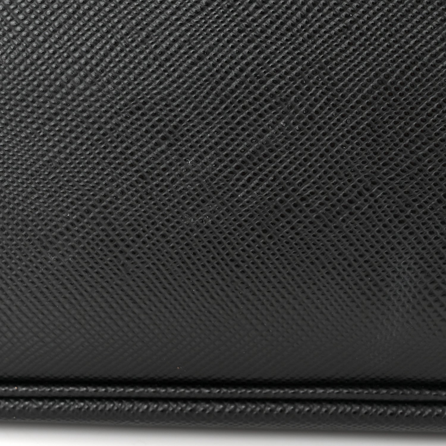 Prada Saffiano Cuir Small Double Bag Black Fuoco 11 of 12