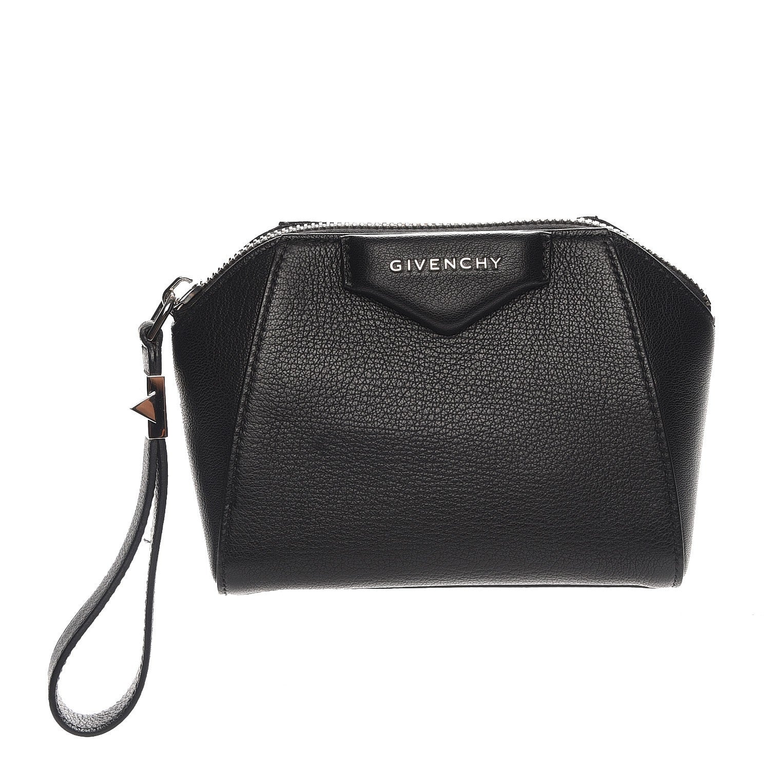 Givenchy Sugar Goatskin Small Antigona Beauty Wristlet Black 1 of 7