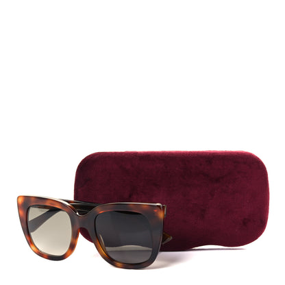 Gucci Acetate Cat Eye GG0163S Sunglasses Havana 7 of 7