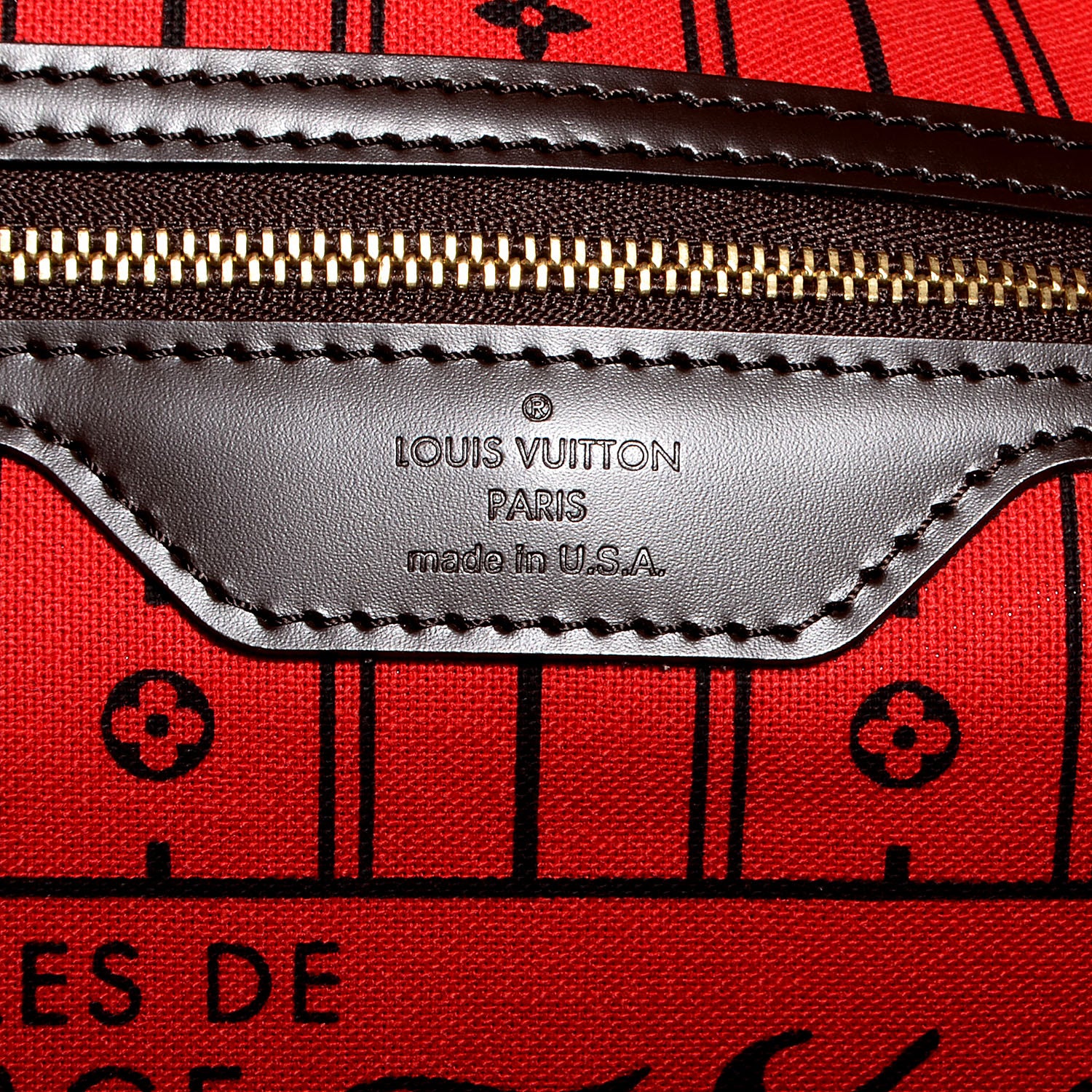 Louis Vuitton Damier Ebene Neverfull GM 6 of 7