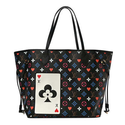 Louis Vuitton Game On Neverfull MM Black 3 of 9