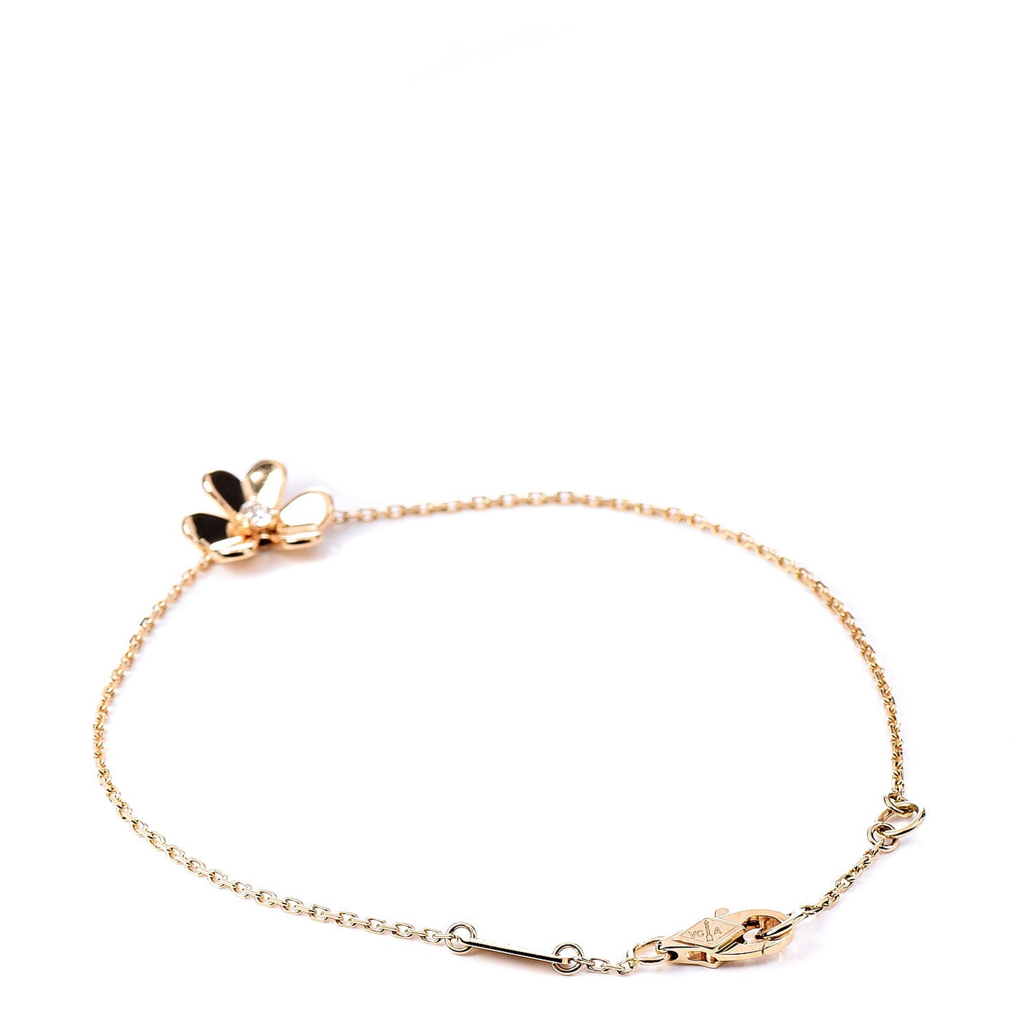 18K Yellow Gold Diamond Mini Frivole Bracelet