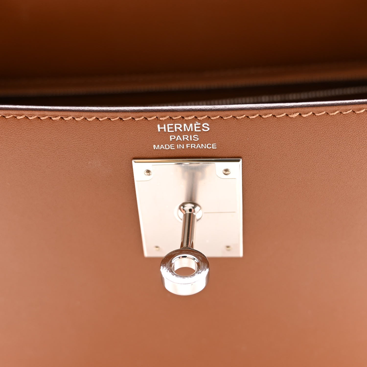 Hermes Veau Monsieur Kelly Sellier 28 Gold 6 of 11