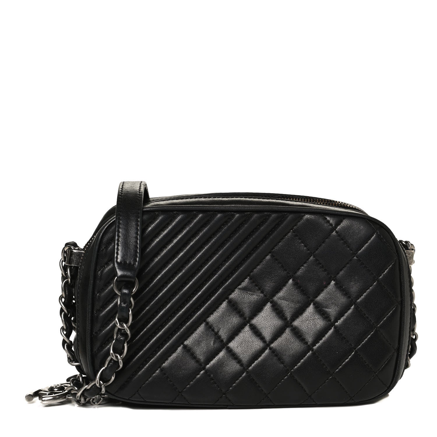 Chanel Lambskin Small Coco Boy Camera Case Black 1 of 10