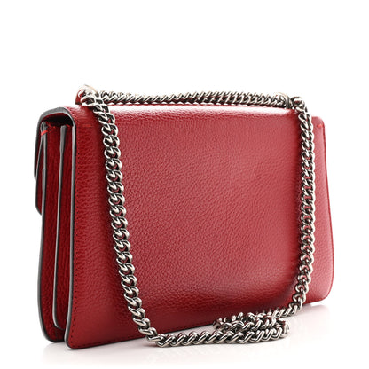 Gucci Dollar Calfskin Swarovski Crystal Small Dionysus Shoulder Bag Hibiscus Red 3 of 11