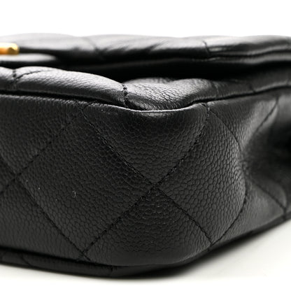 Chanel Caviar Quilted Mini Sweetheart Rectangular Flap Black 9 of 9