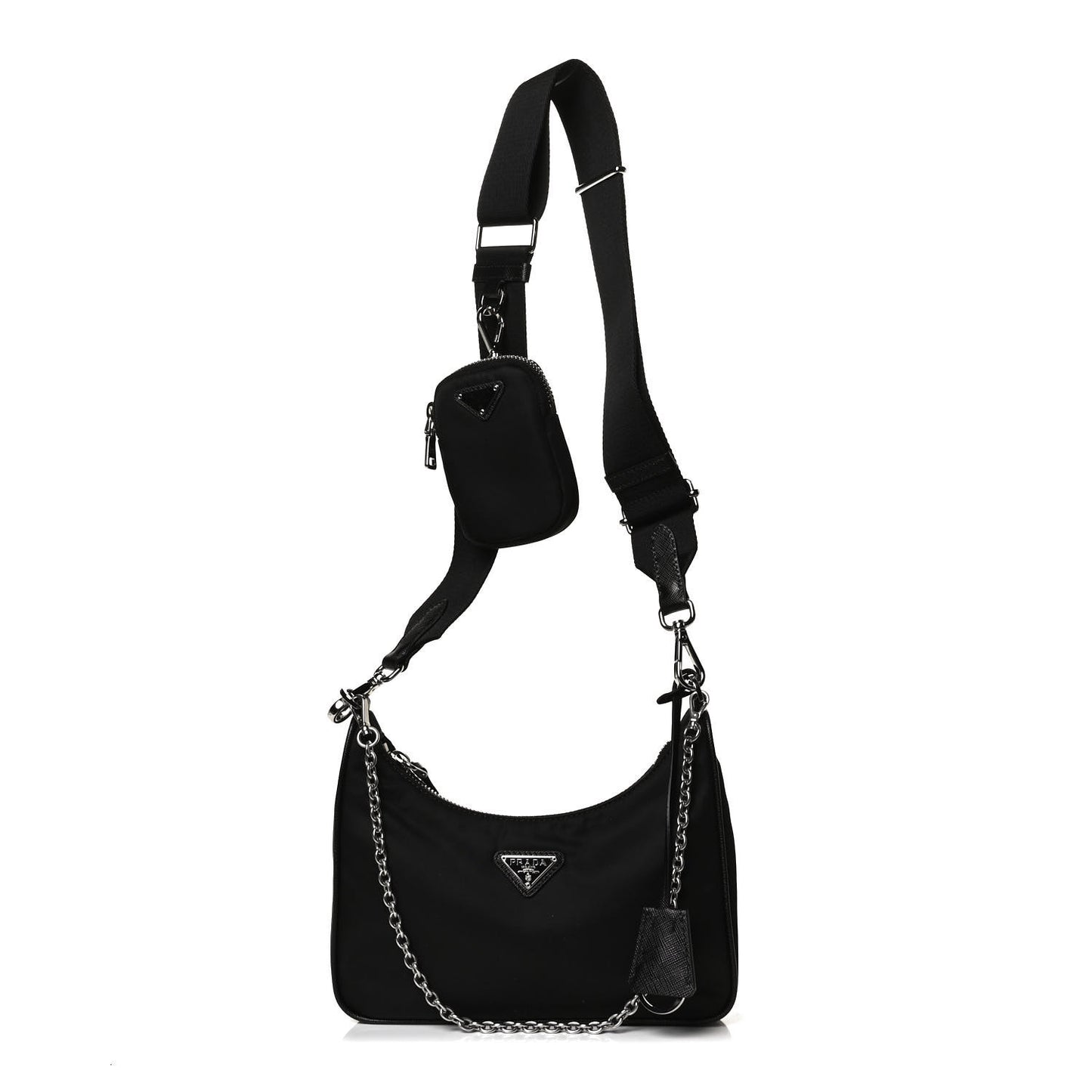 Nylon Re-Edition 2005 Shoulder Bag Black