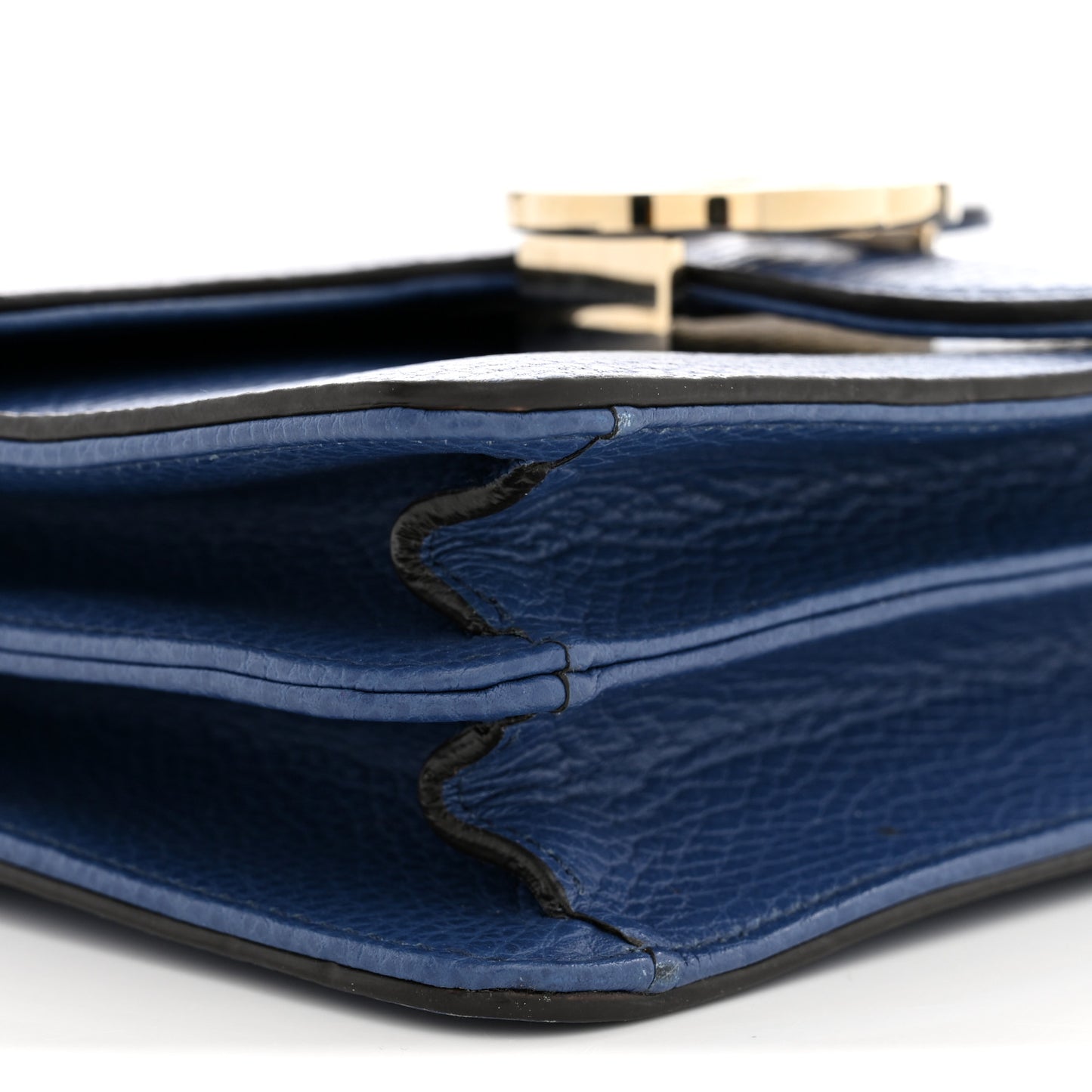 Dollar Calfskin Small Interlocking G Shoulder Bag Caspian