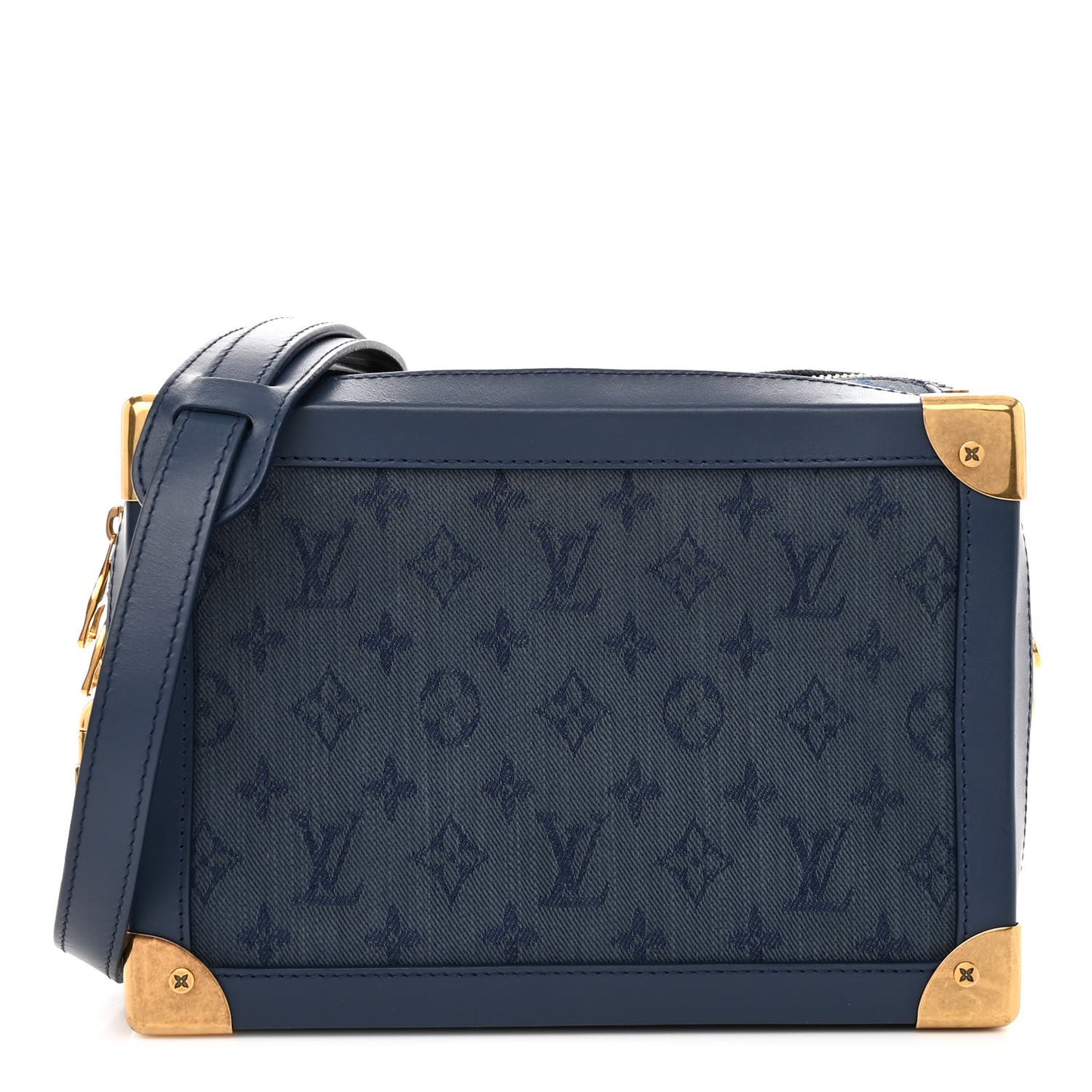 Denim Monogram Soft Trunk Navy