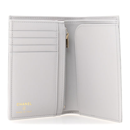 Chanel Caviar Quilted CC Passport Holder Grey 5 of 9