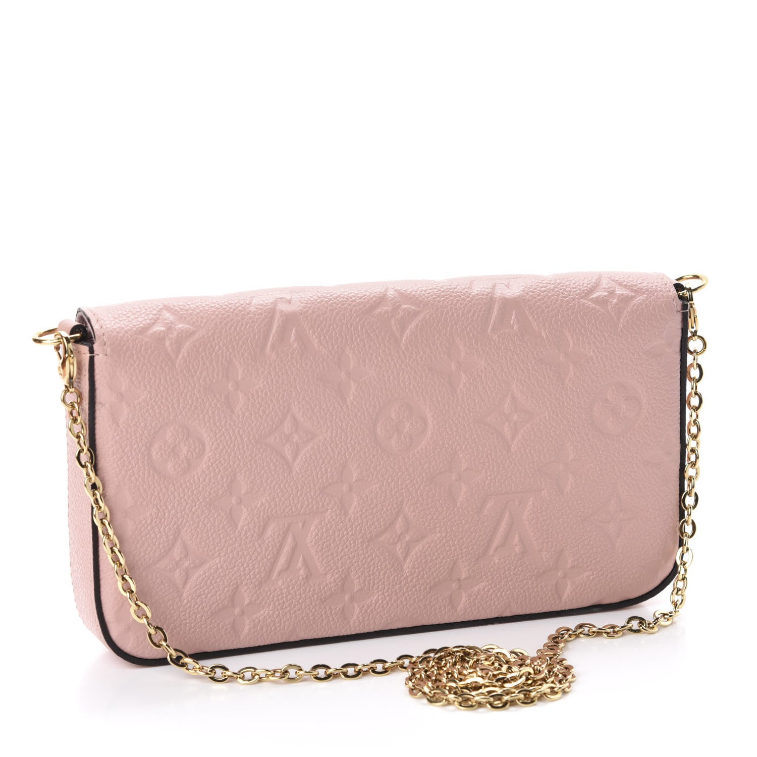Louis Vuitton Empreinte Pochette Felicie Chain Wallet Rose Poudre 2 of 13