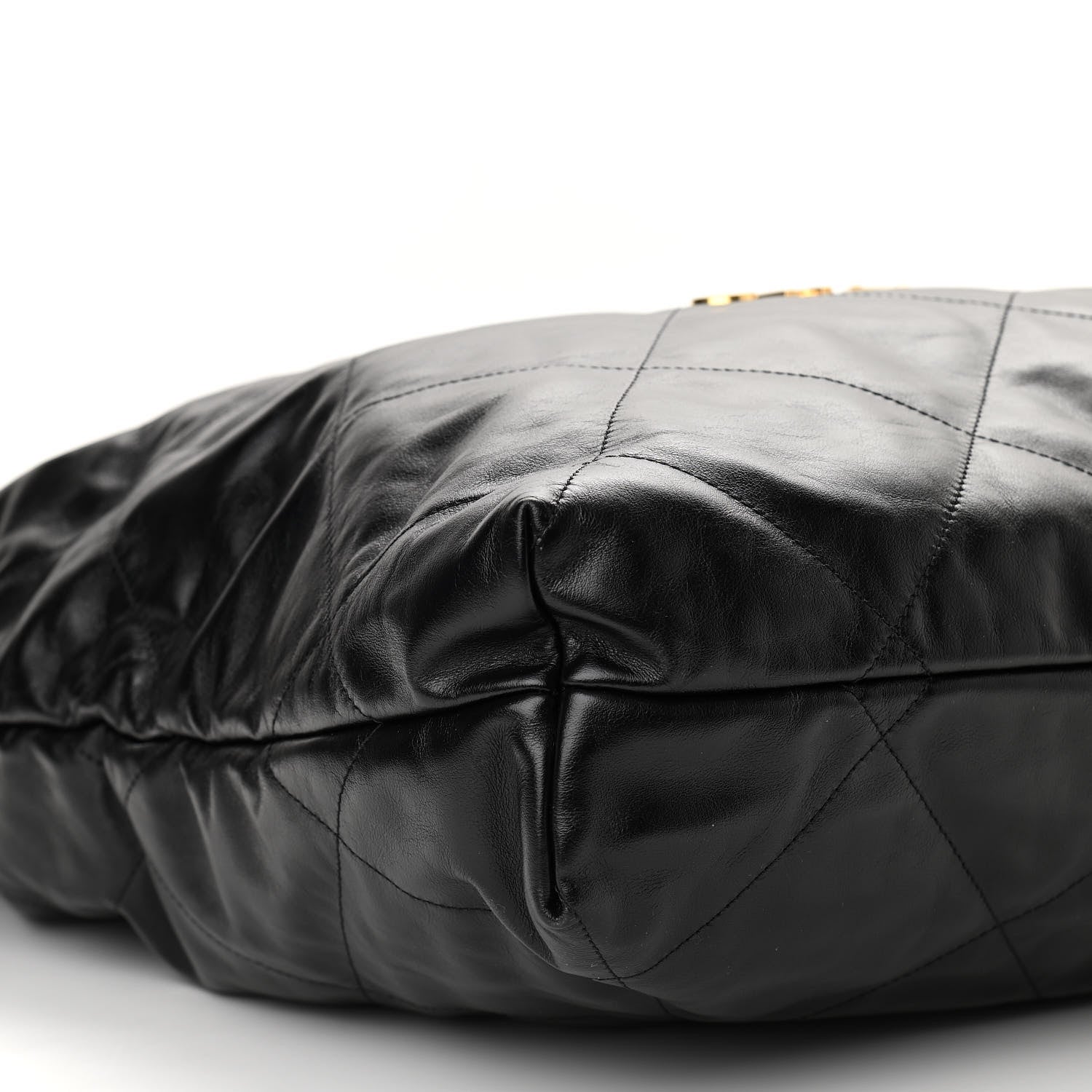 Chanel Shiny Calfskin Quilted Chanel 22 Black 9 of 10