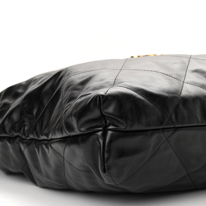 Chanel Shiny Calfskin Quilted Chanel 22 Black 9 of 10