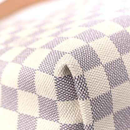 Louis Vuitton Damier Azur Graceful MM Rose Ballerine 9 of 15