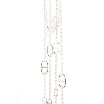 Hermes Sterling Silver Farandole Necklace 120 4 of 5