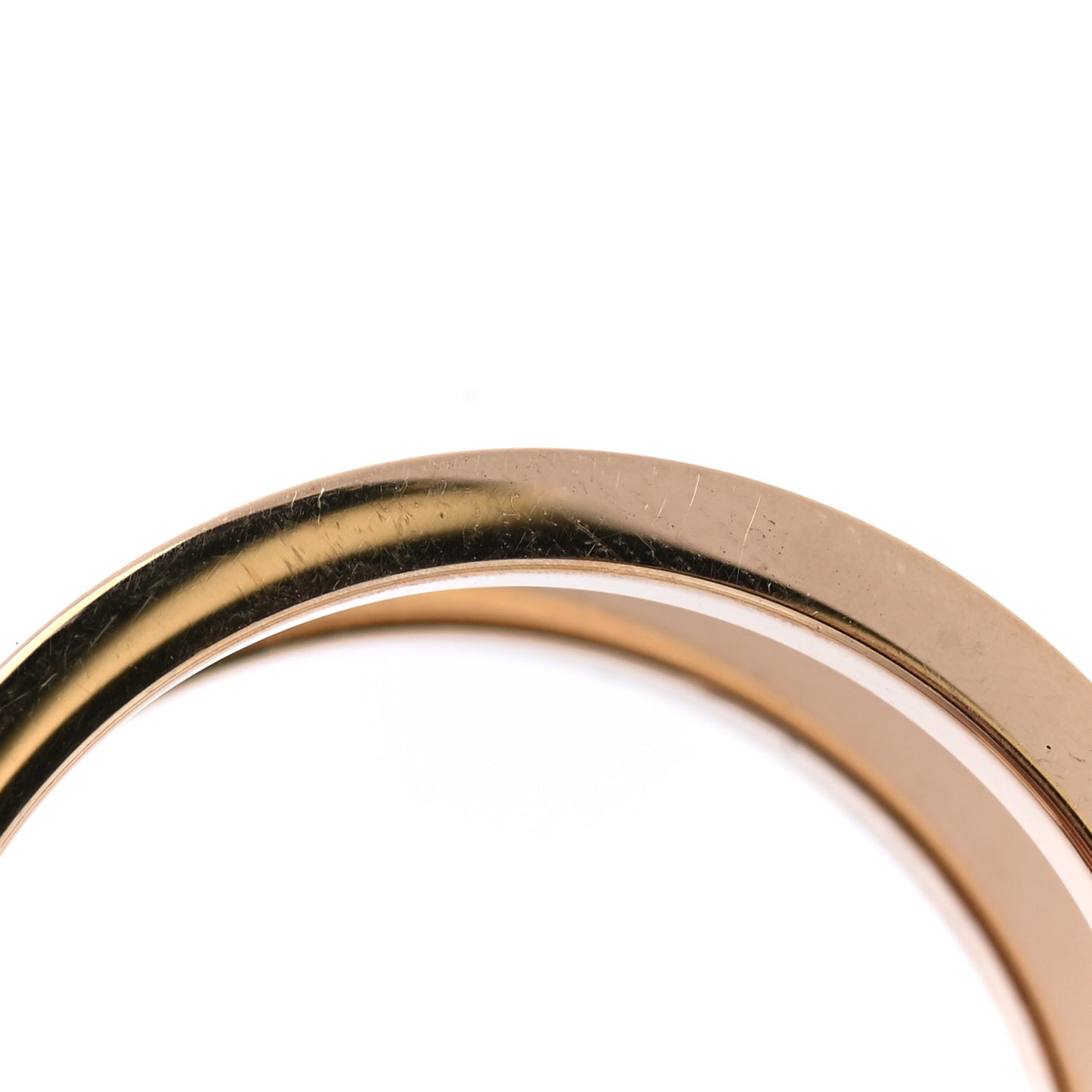 Permabrass H en Rond Scarf Ring Rose Gold