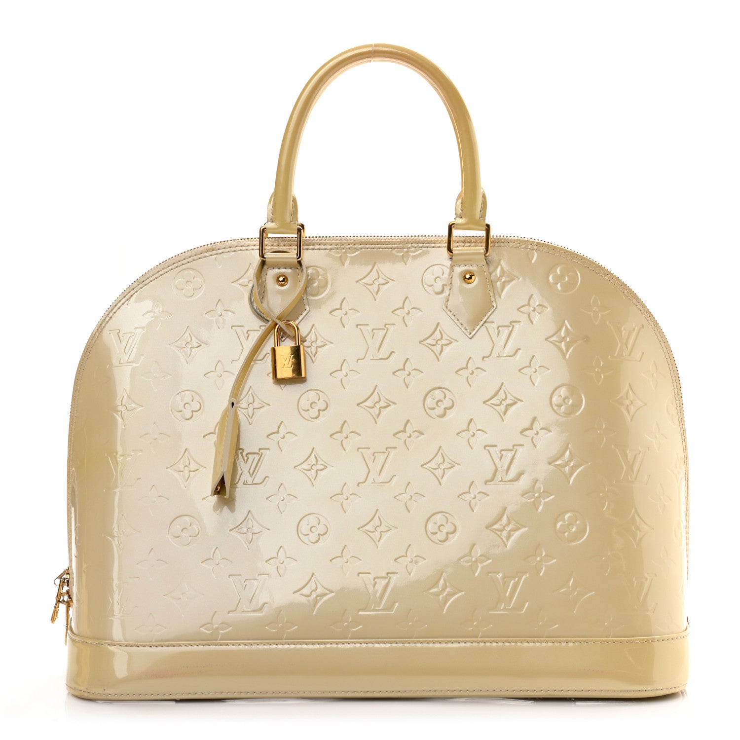 Louis Vuitton Vernis Alma GM Blanc Corail 1 of 18