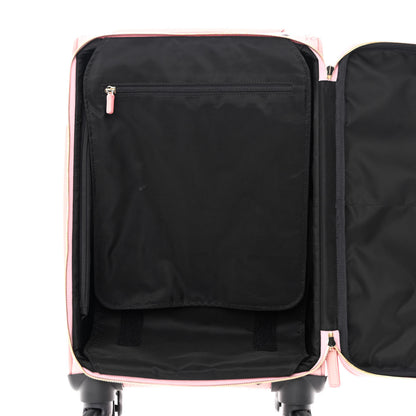 MCM Visetos Traveler Cabin Trolley Suitcase Pink 4 of 12