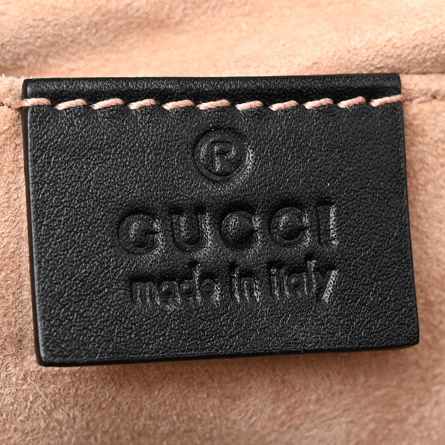 Gucci Calfskin Studded Small Padlock Shoulder Bag Black 6 of 15