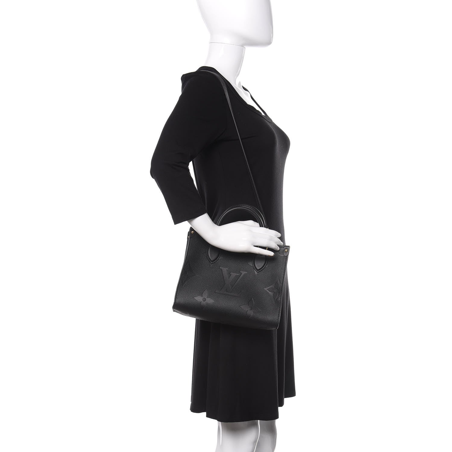 Louis Vuitton Empreinte Monogram Giant Onthego PM Black 2 of 11