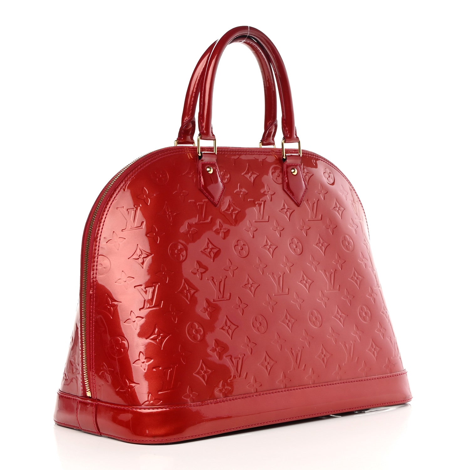 Louis Vuitton Vernis Alma MM Pomme D'Amour 3 of 18
