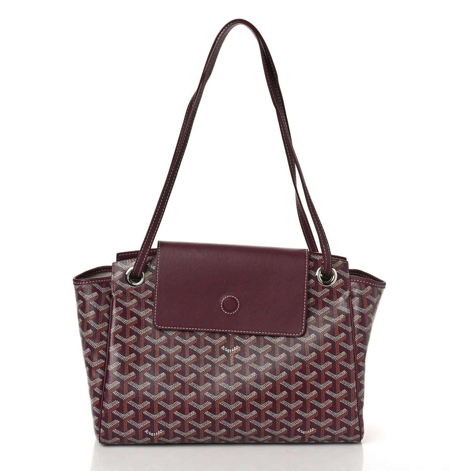 Goyard Goyardine Rouette PM Burgundy 3 of 9