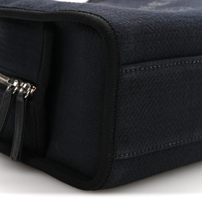 Chanel Mixed Fibers Deauville Bowling Bag Black 9 of 11