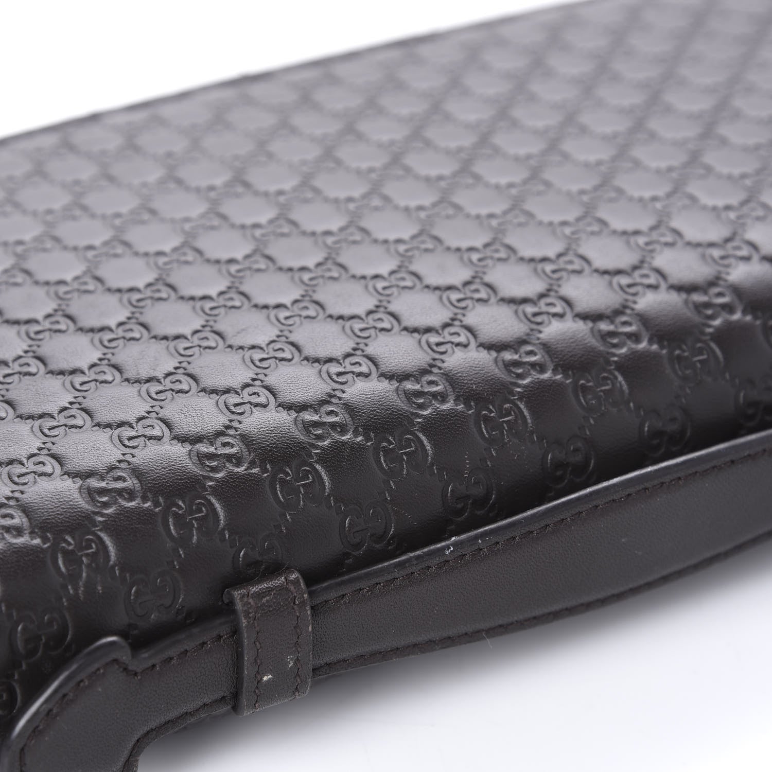 Gucci Soft Microguccissima Zip Around Top Handle Travel Wallet Loess 9 of 12