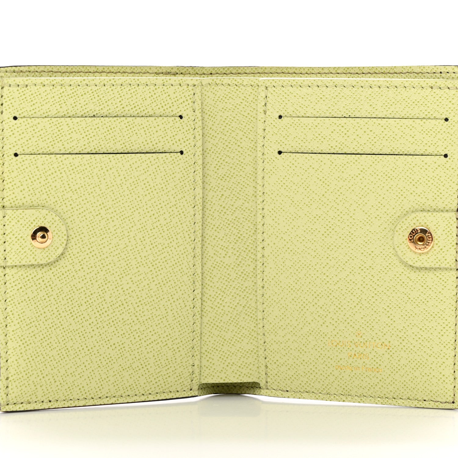 Louis Vuitton Monogram Lisa Wallet Light Green 5 of 9