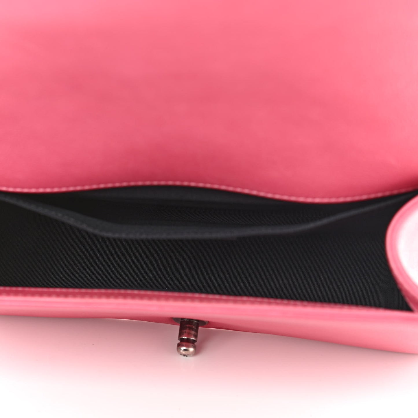 Calfskin Quilted Medium Boy Flap Pink