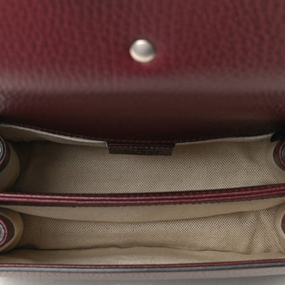 Gucci Dollar Calfskin Crystal Web Mini Dionysus Bamboo Top Handle Bag Vintage Bordeaux Black Diamond 4 of 6