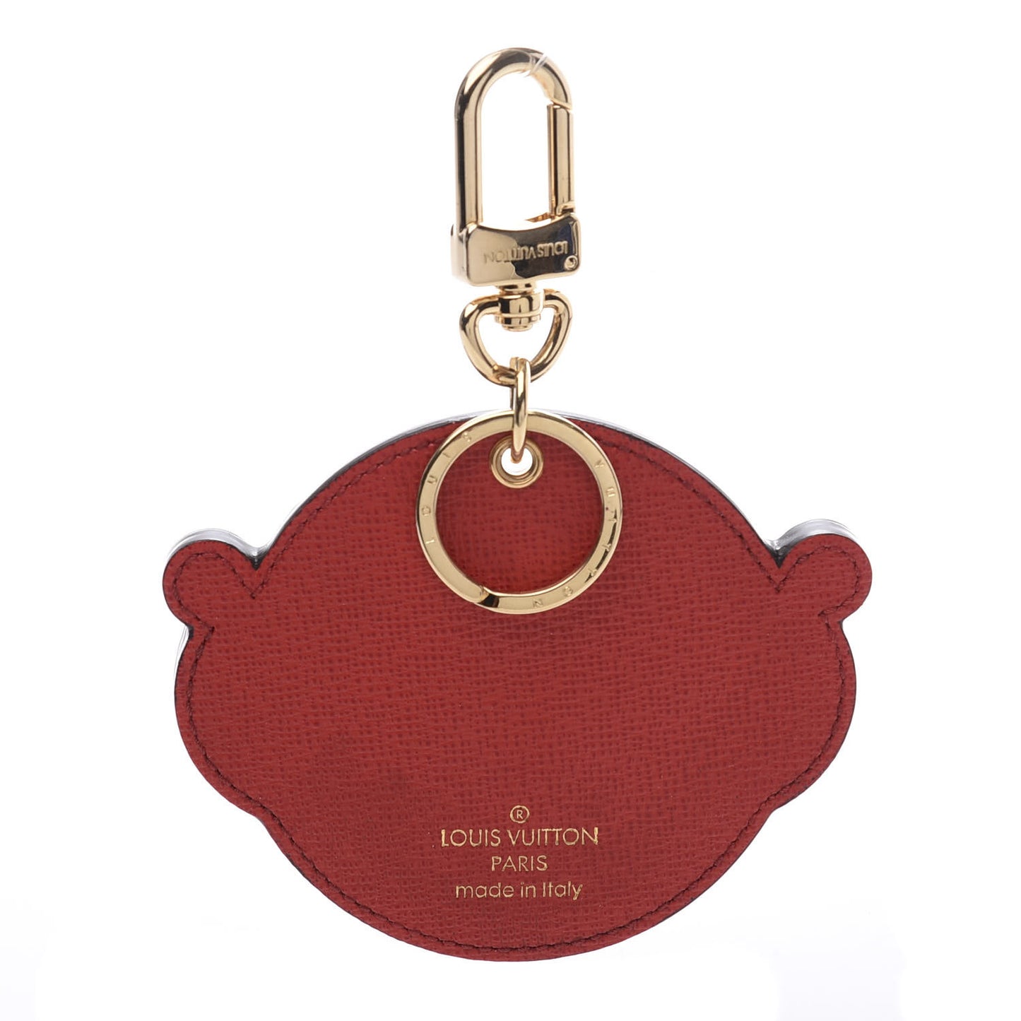 Monogram Animal Faces Bird Bag Charm