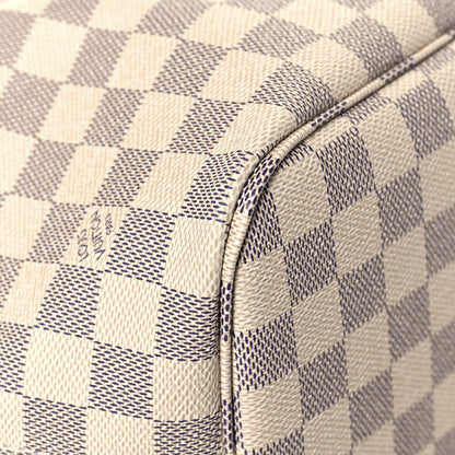 Louis Vuitton Damier Azur Braided Neverfull MM Pink 9 of 13